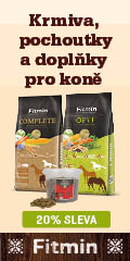 Fitmin minerálně-vitamínové doplňky, pochoutky a krmiva s 20% slevou